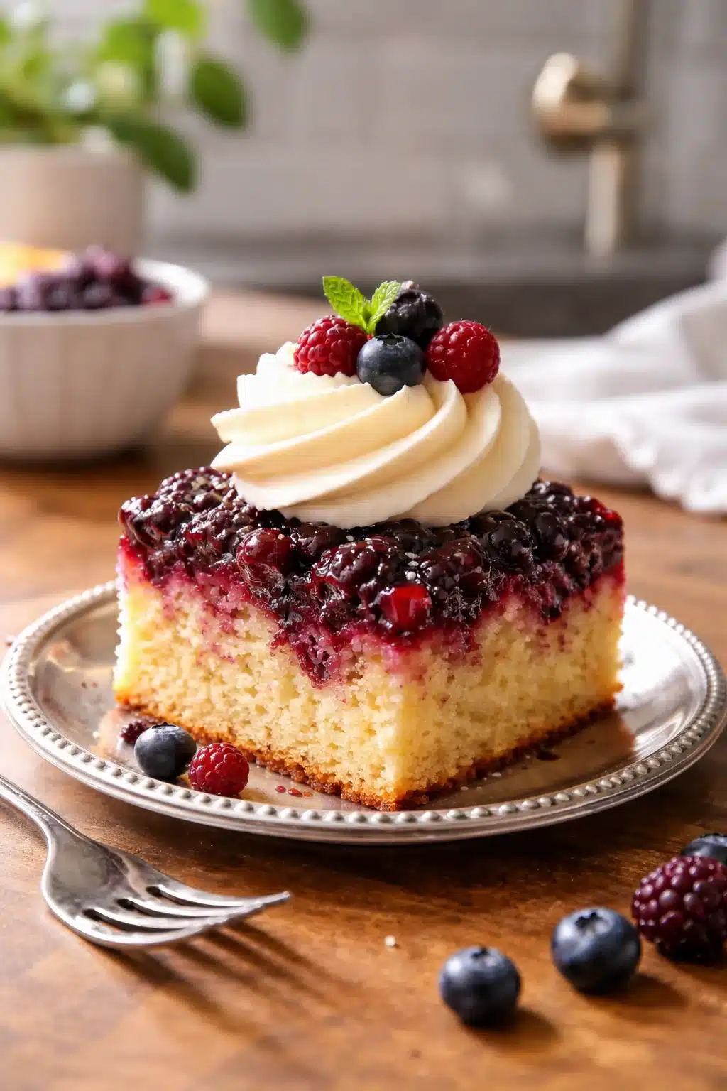 Berry Upside-Down Cake