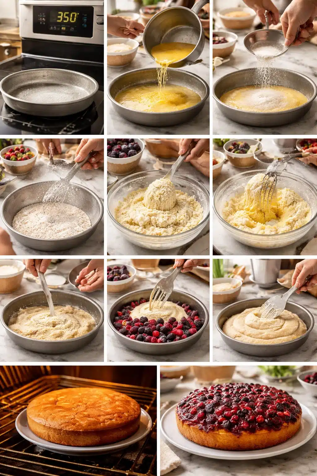 Berry Upside-Down Cake