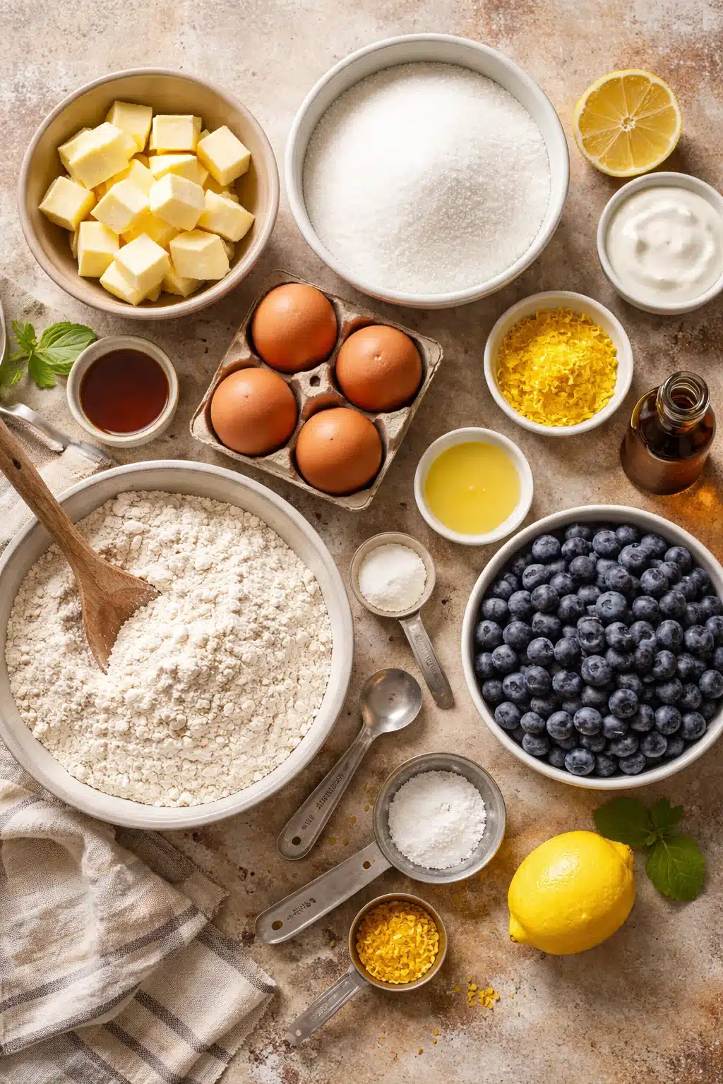 Blueberry Pound Cake