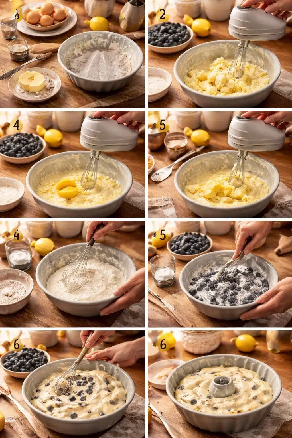 Blueberry Pound Cake