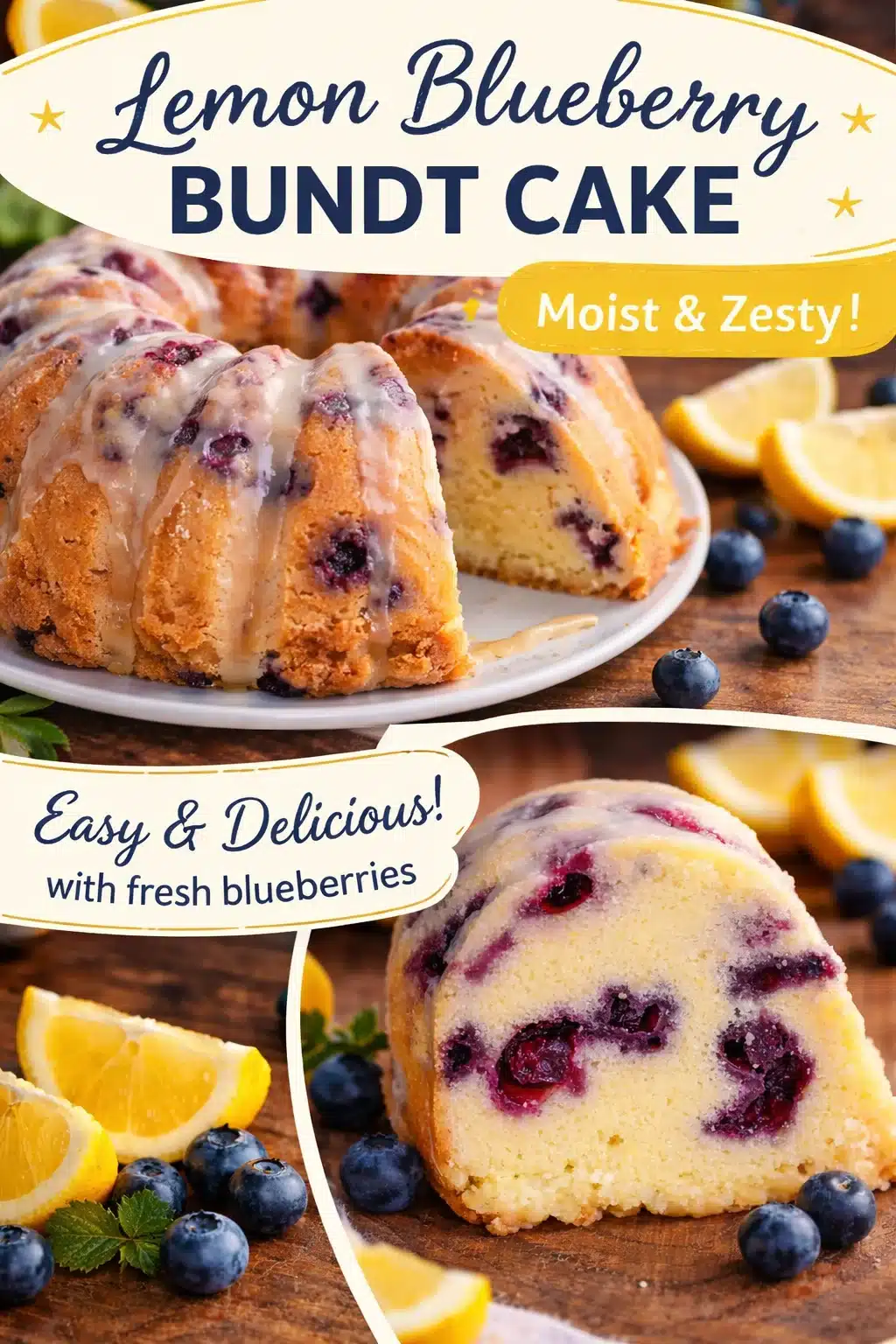 Blueberry Pound Cake