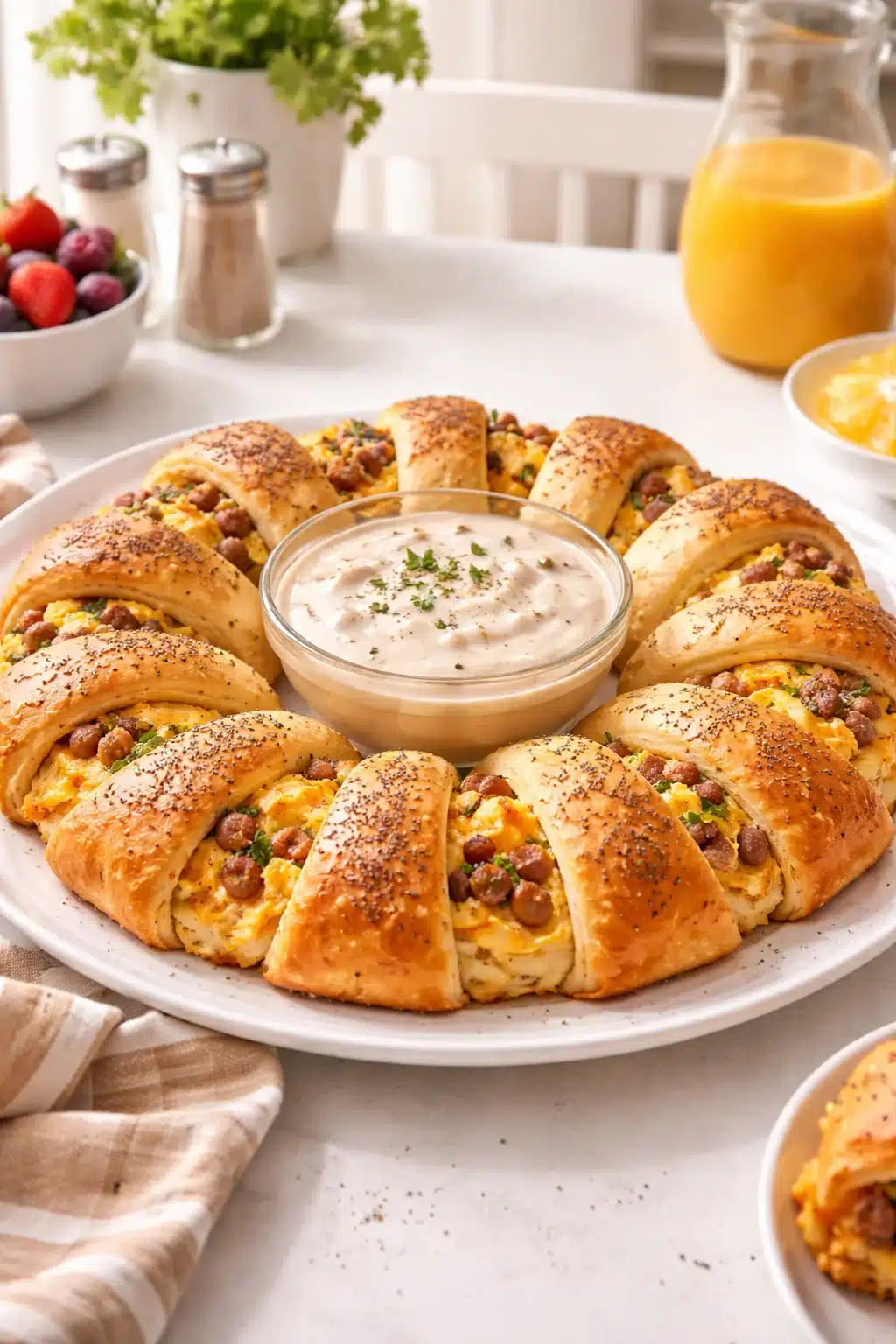 Breakfast Crescent Ring