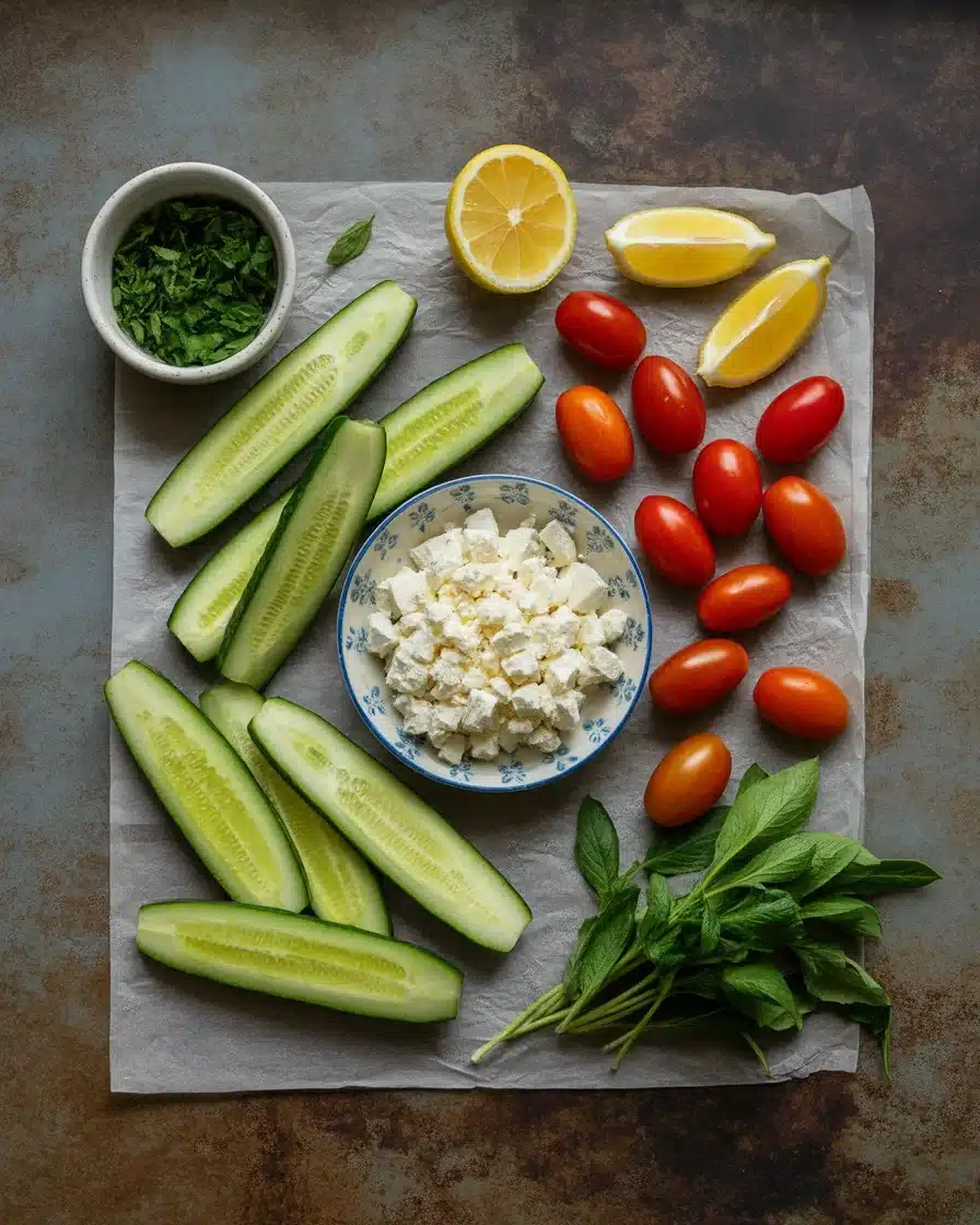 Cucumber Feta Salad