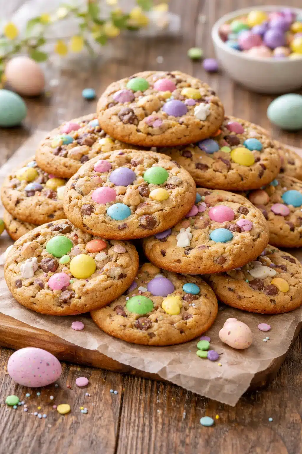 Chocolate Chip Easter Bunny Cookies