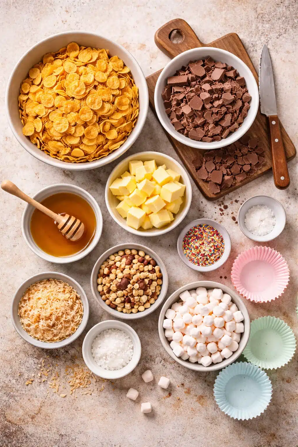 Chocolate Cornflake Cakes