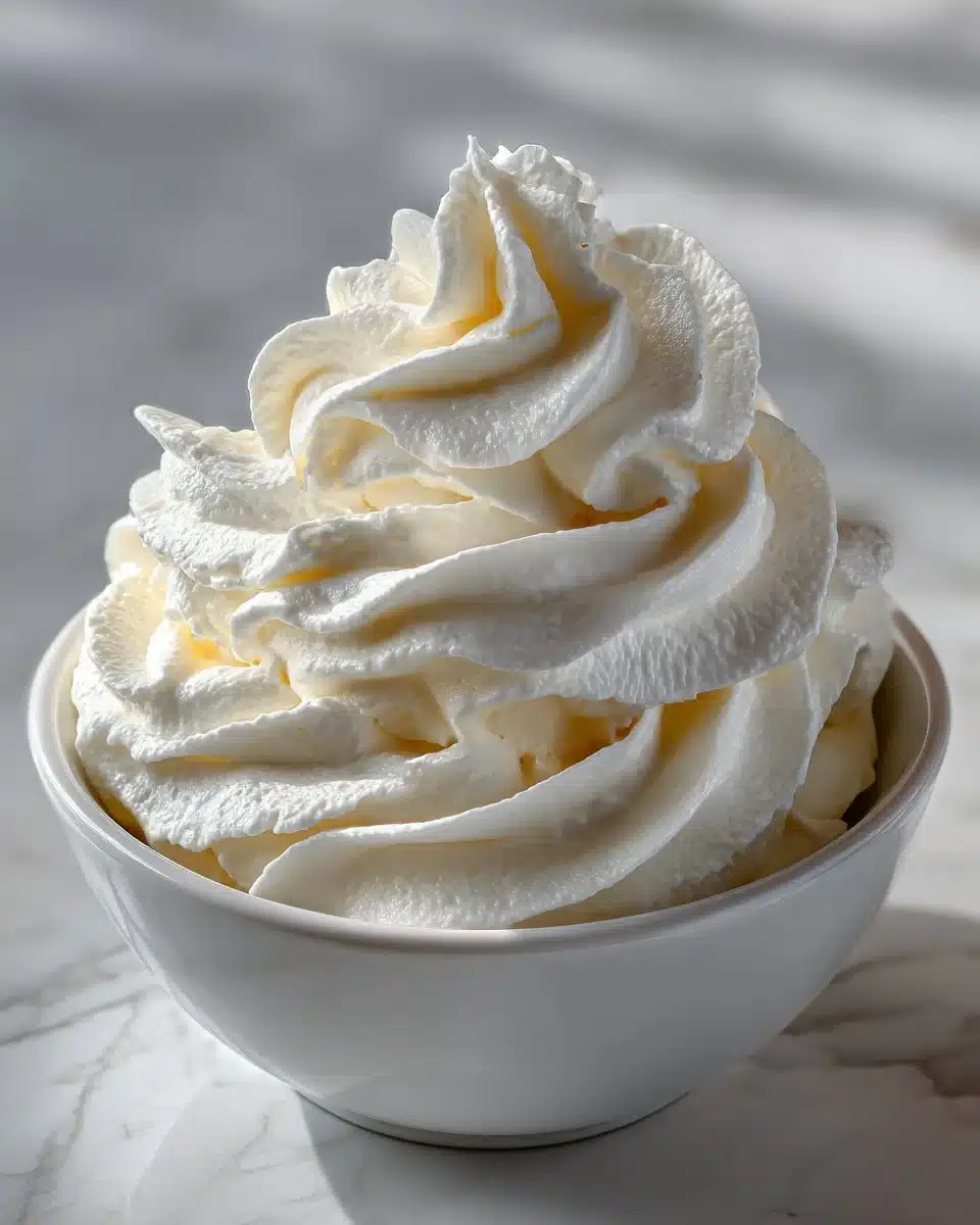 Deliciously creamy frosting on a cupcake, perfect for baking enthusiasts.