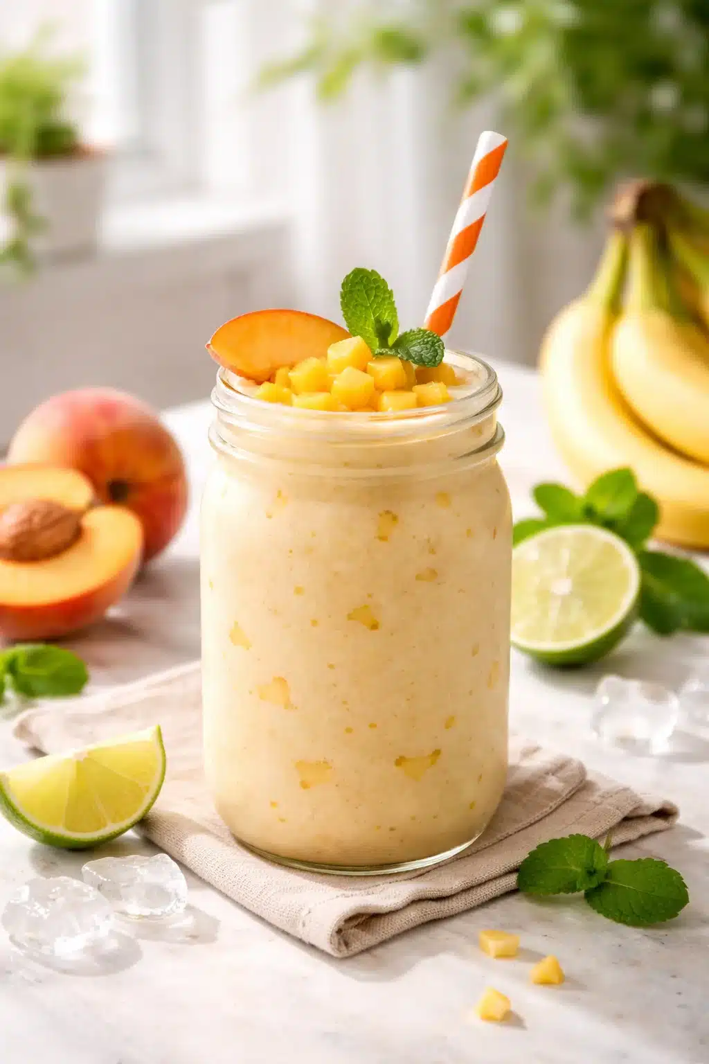 Banana Peach Smoothie