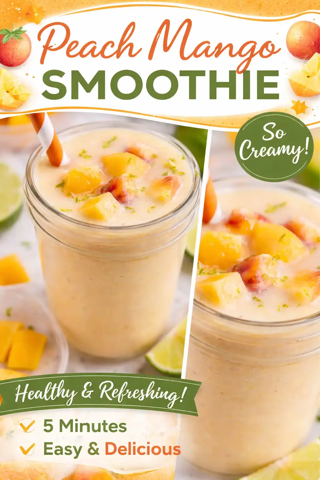 Banana Peach Smoothie