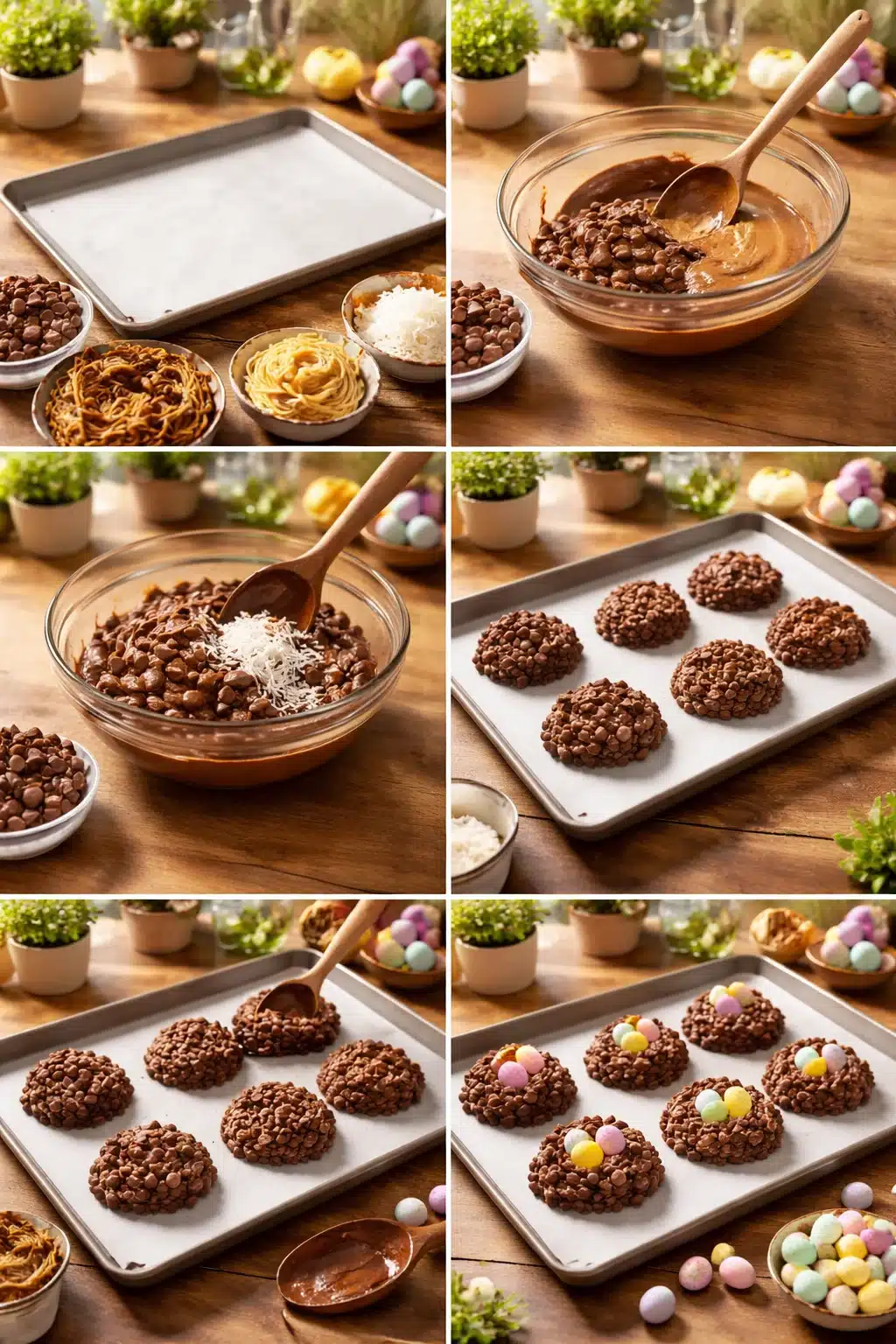 Easter Birds Nest Cookies