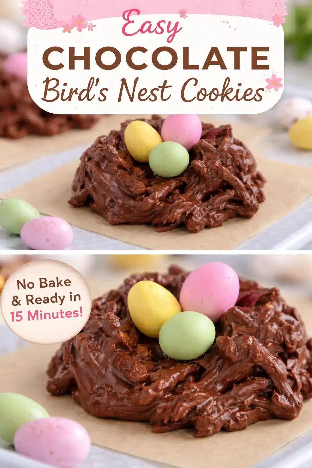 Easter Birds Nest Cookies