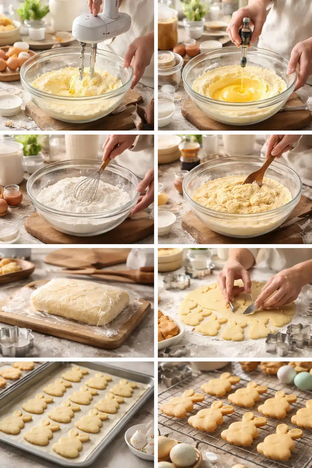 Easter Bunny Cut Out Cookies