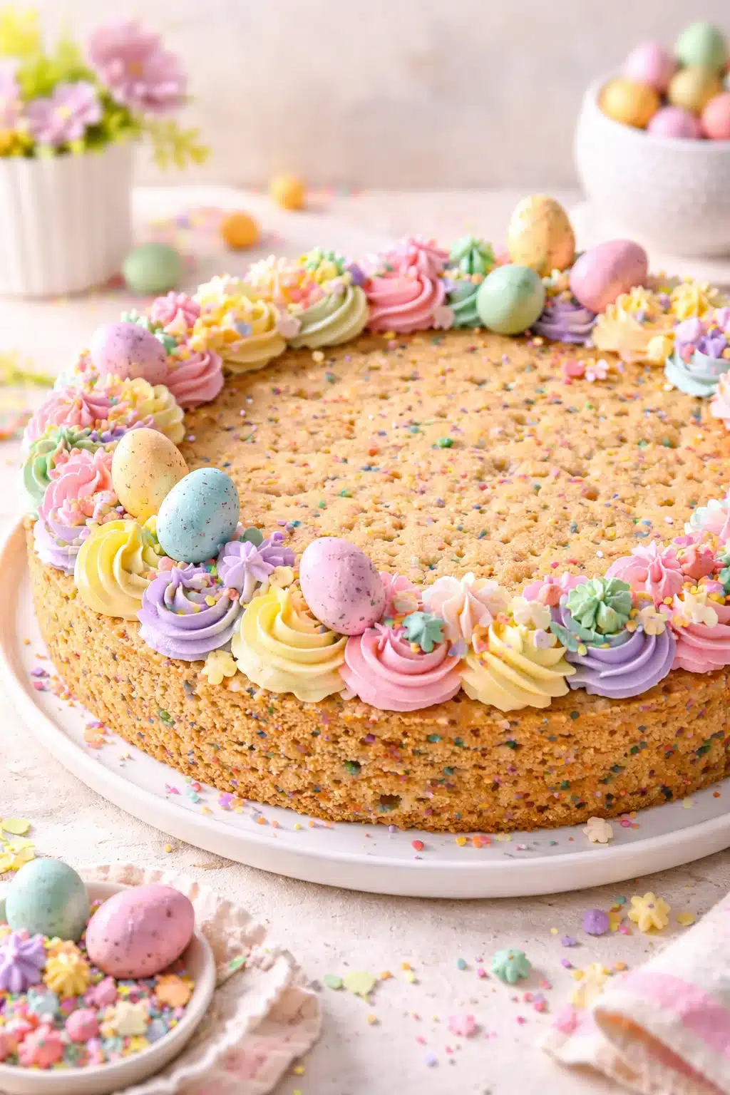 Easter Cookie Cake