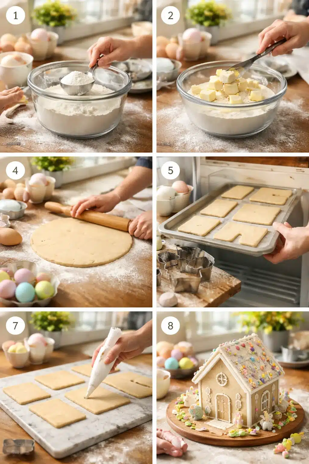 Easter Sugar Cookie House