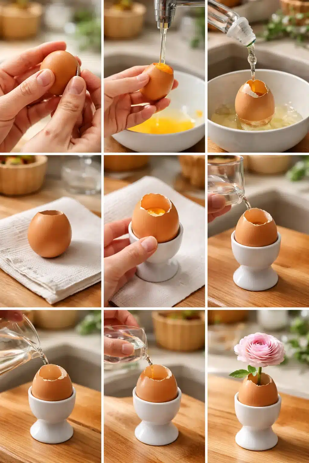 How to Make an Eggshell Bud Vase