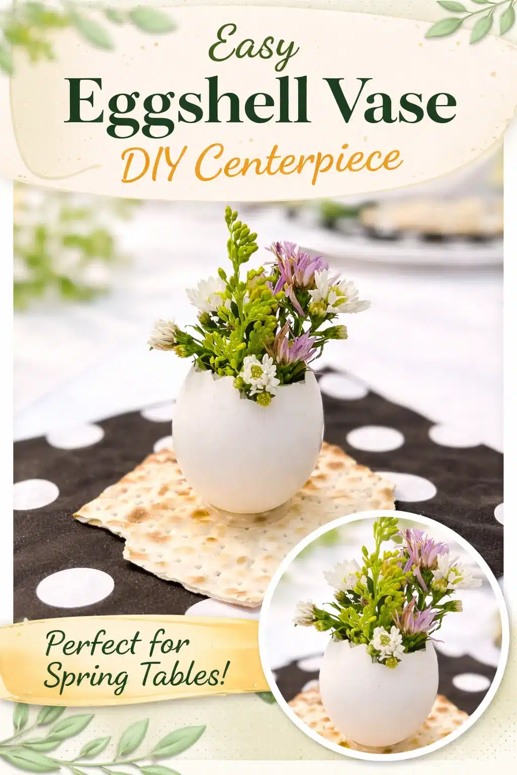 How to Make an Eggshell Bud Vase