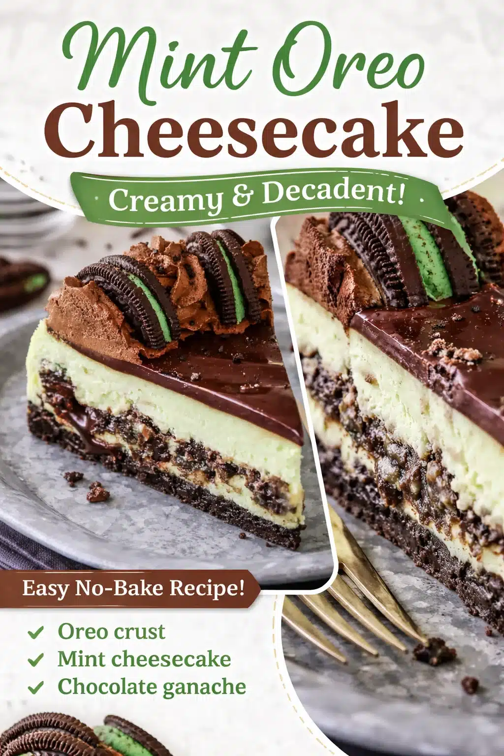 Irresistible Chocolate Mint Cheesecake for Every Occasion