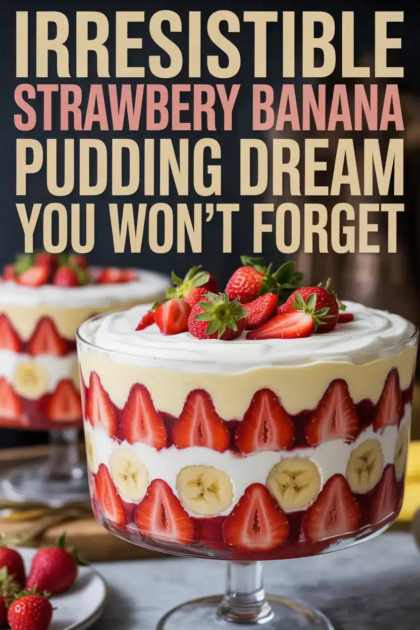 Strawberry Banana Pudding Dream