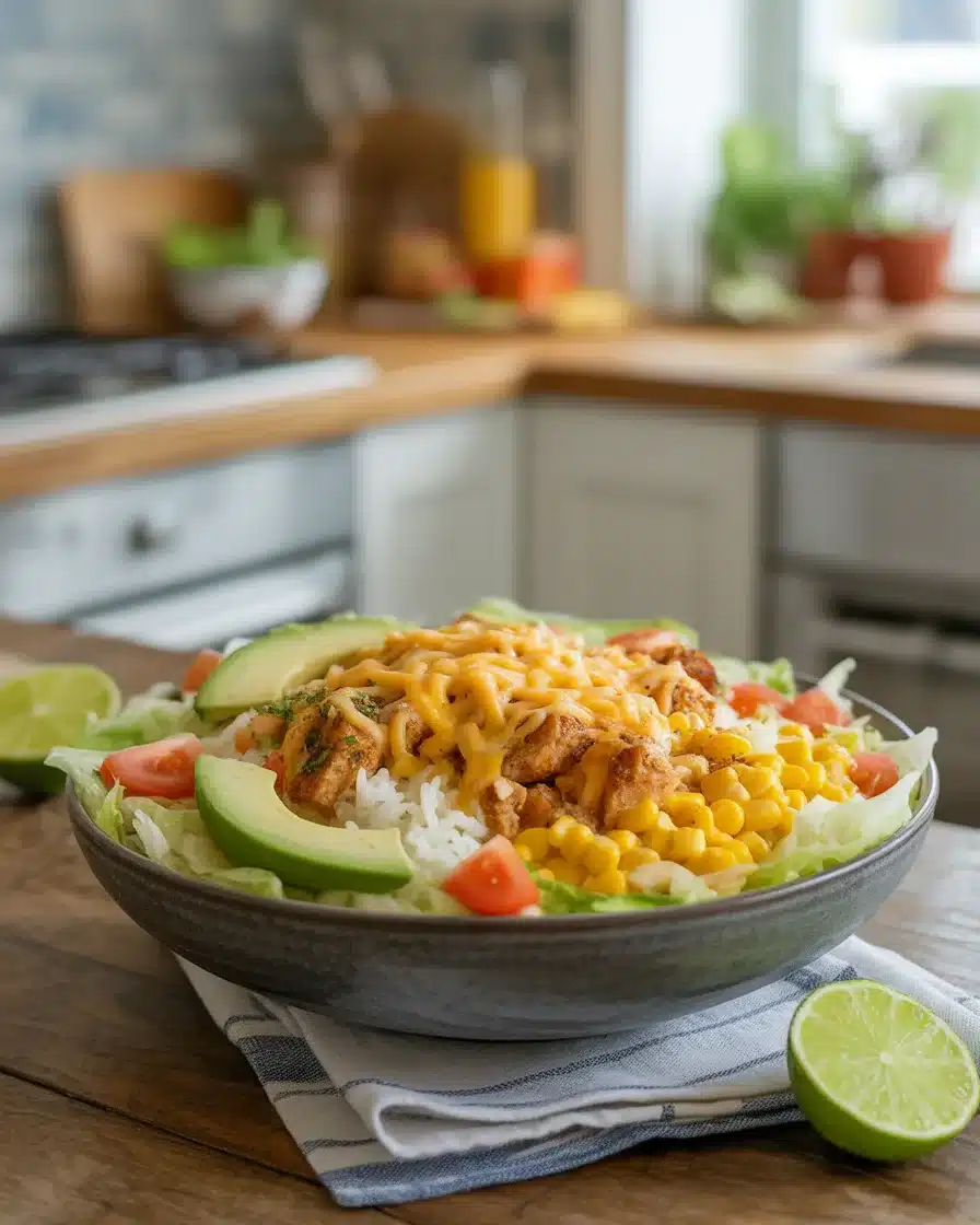 Loaded Street Corn Chicken Rice Bowl You'll Crave!