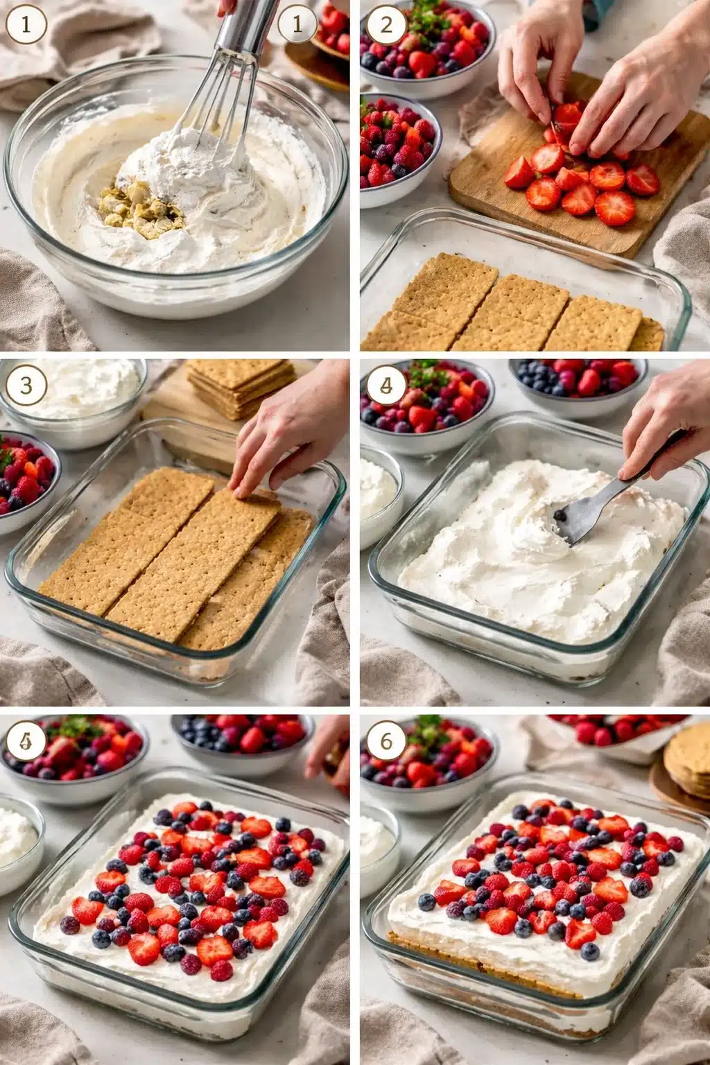 No-Bake Berry Icebox Cake