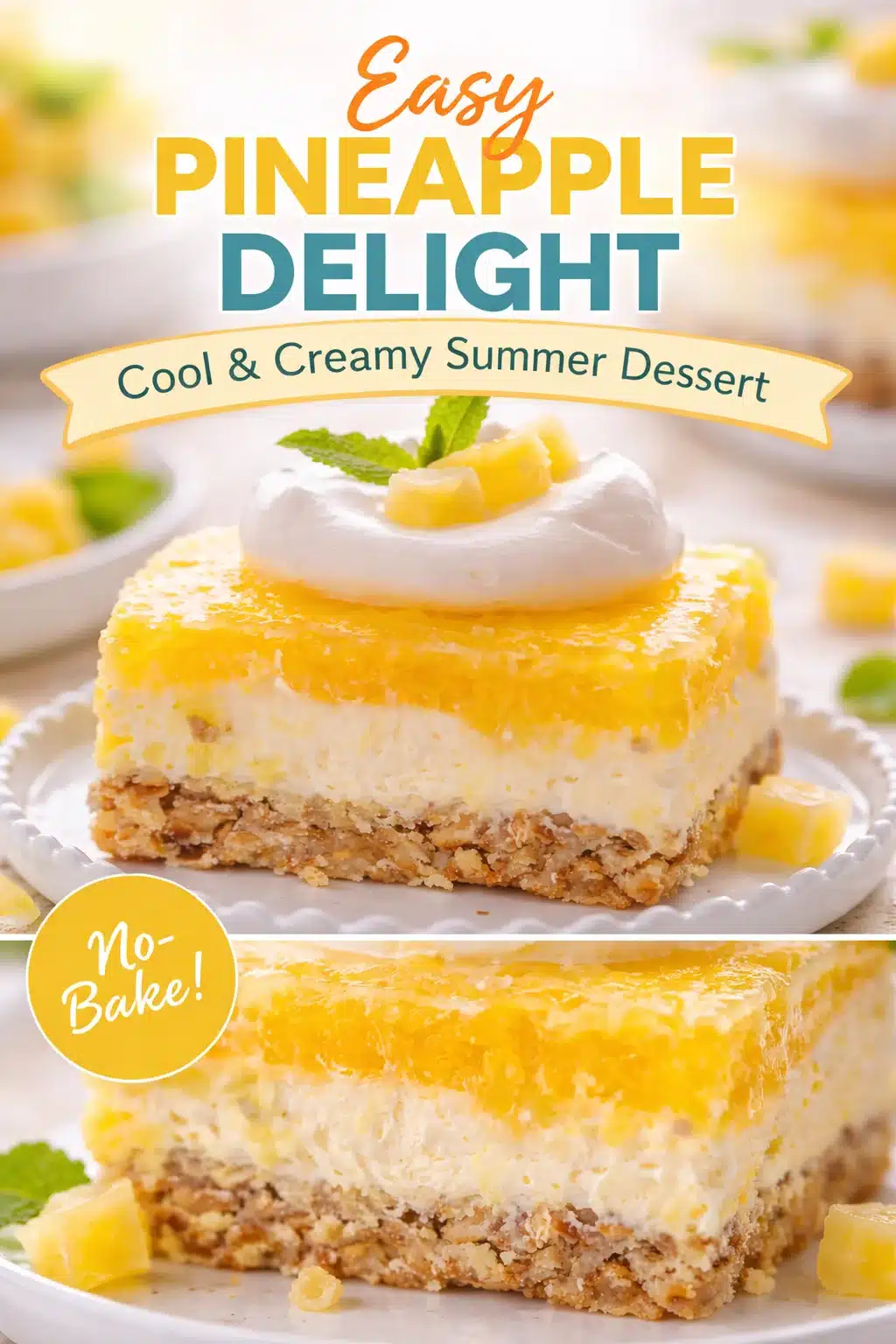 Pineapple Pretzel Salad