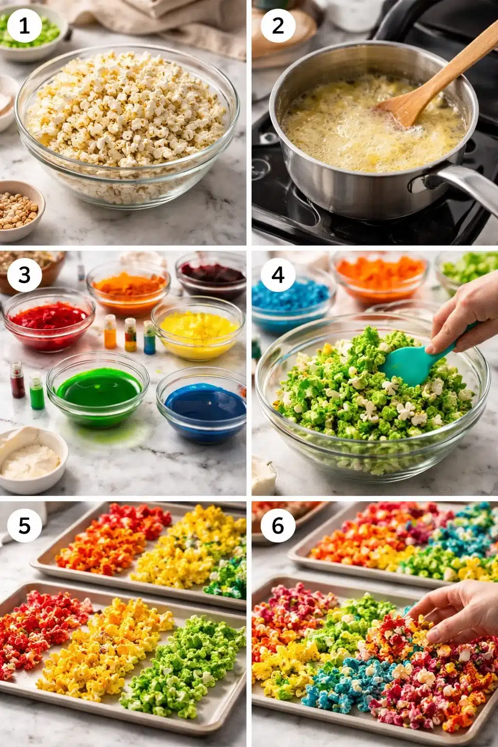 Rainbow Popcorn