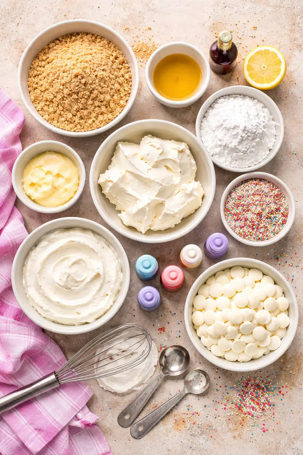 Unicorn Cheesecake Bites