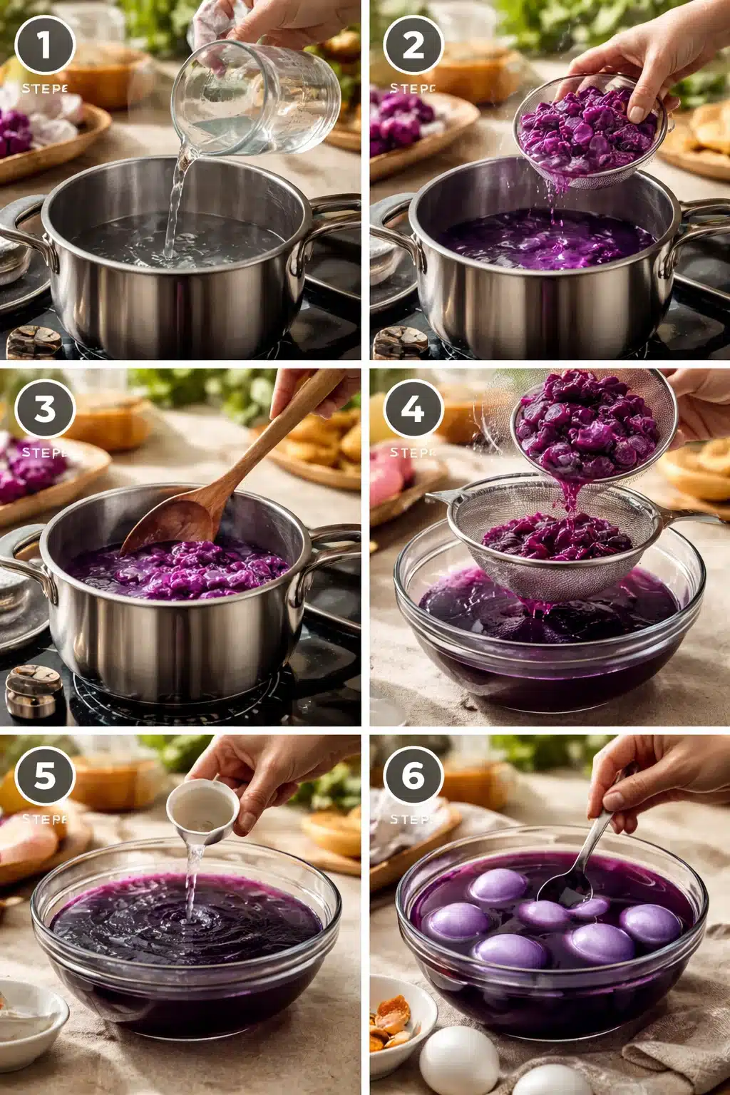 Naturally Dyed Easter Eggs