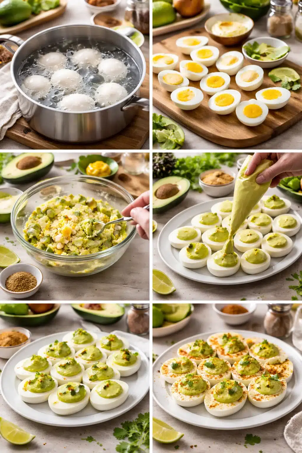 Deliciously Creamy Avocado Deviled Eggs to Impress Your Friends