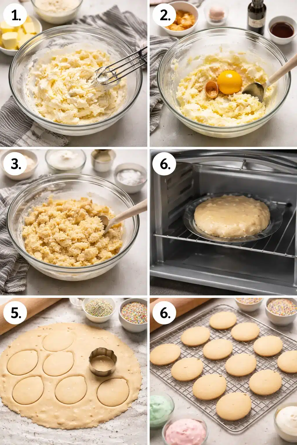 Easter Egg Sugar Cookies