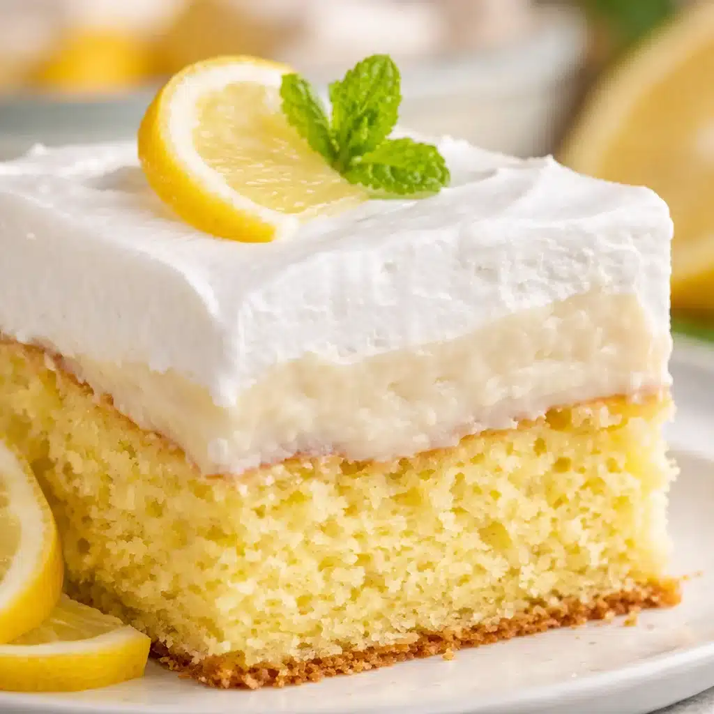 Deliciously layered Best Lemon Icebox Cake topped with whipped cream and fresh lemon zest.