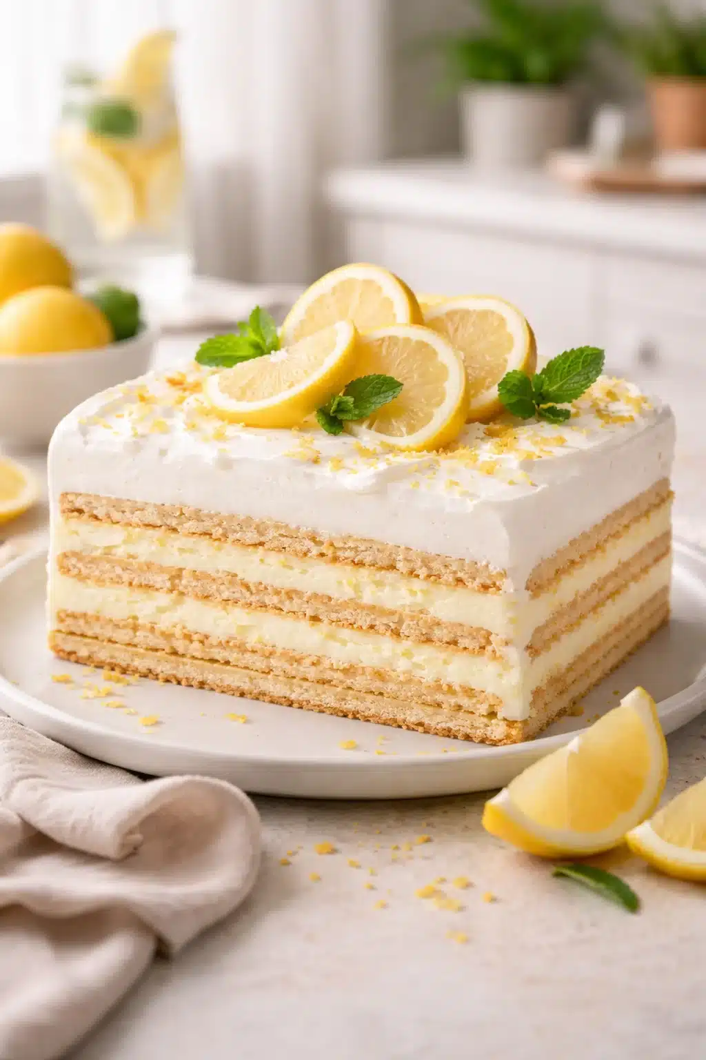Best Lemon Icebox Cake