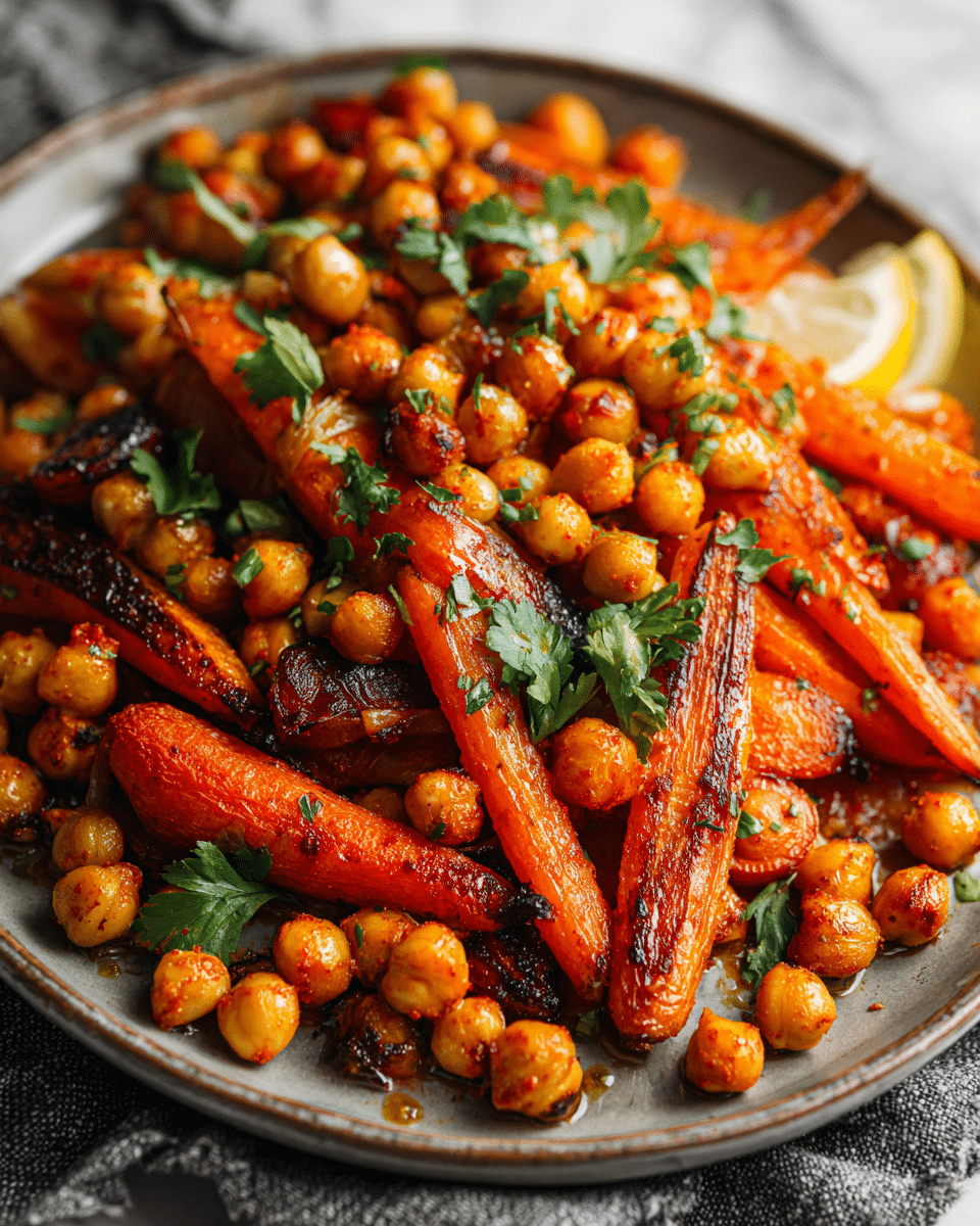 Harissa Roasted Carrot Chickpea Skillet 2026 03 img d477f4e0 bc36 4f47 aead fc57467e5387