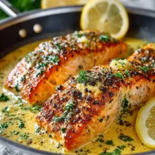 Creamy Garlic Butter Salmon Skillet-image