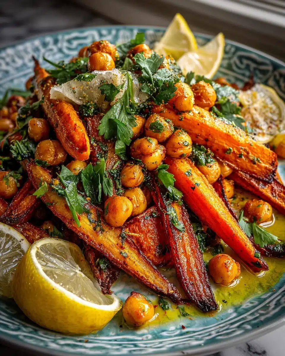 harissa roasted carrot chickpea skillet 2026 03 23 201638