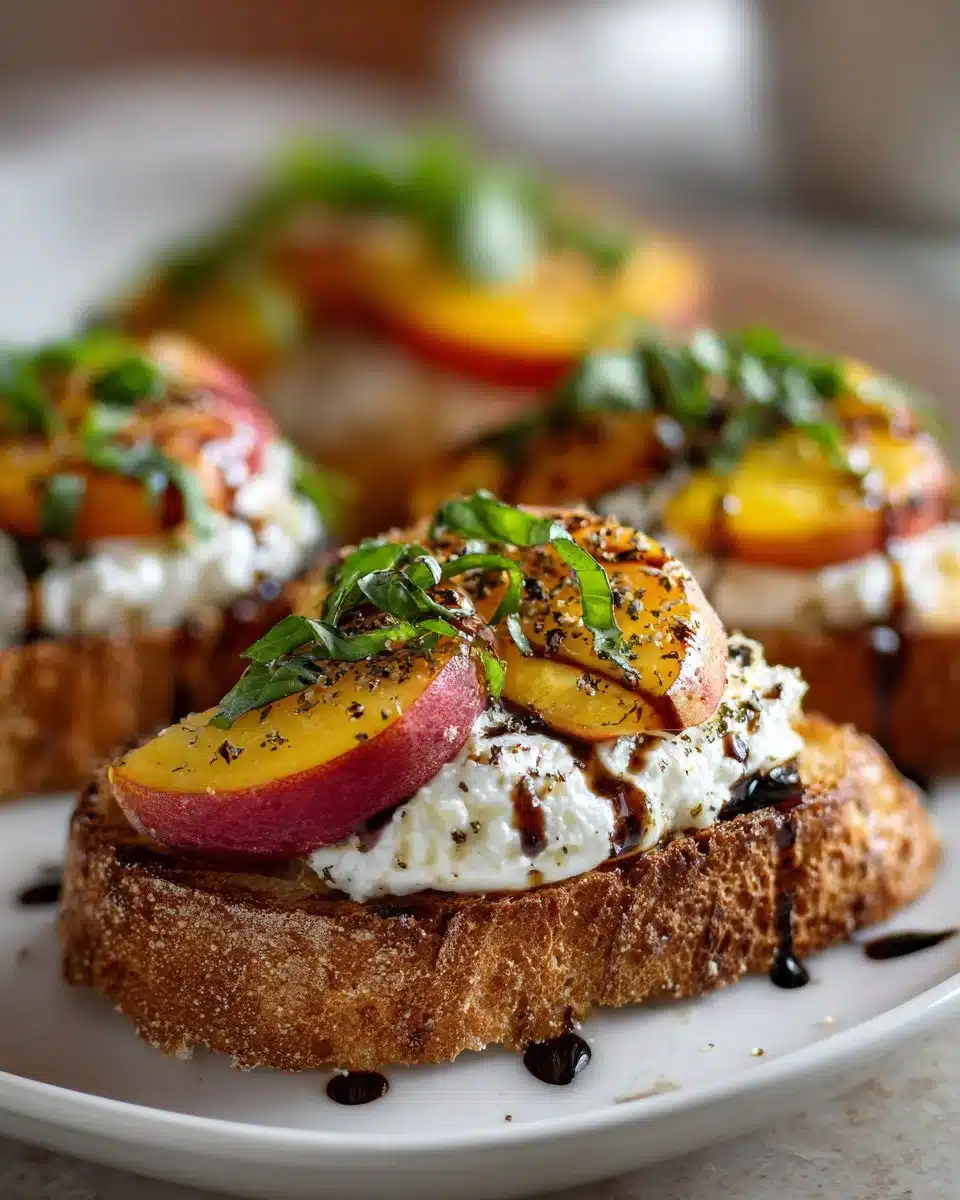 Balsamic Peach and Burrata Toast 5 balsamic peach and burrata toast 2026 04 01 005733