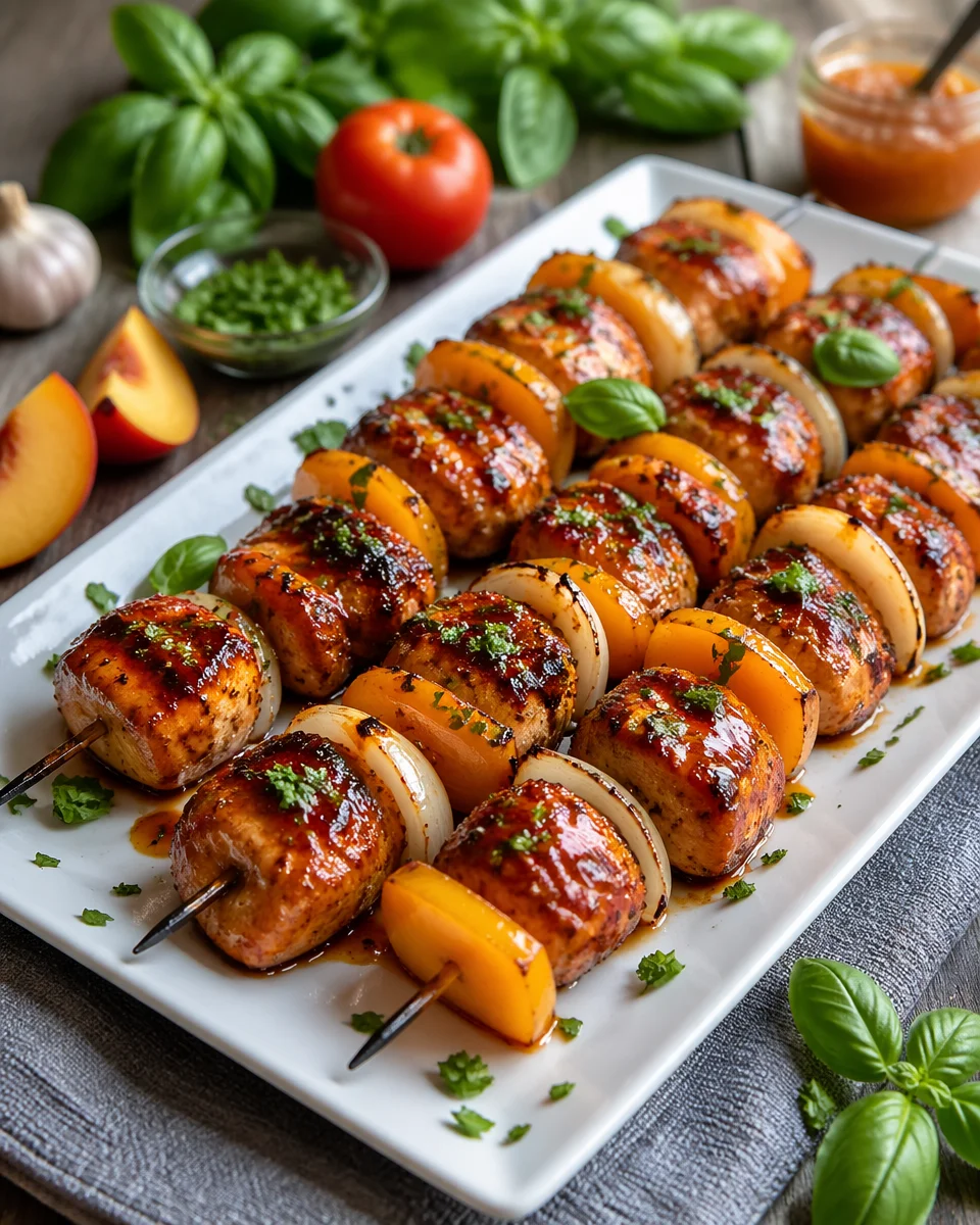 bbq chicken skewers with peach glaze 2026 04 24 142252