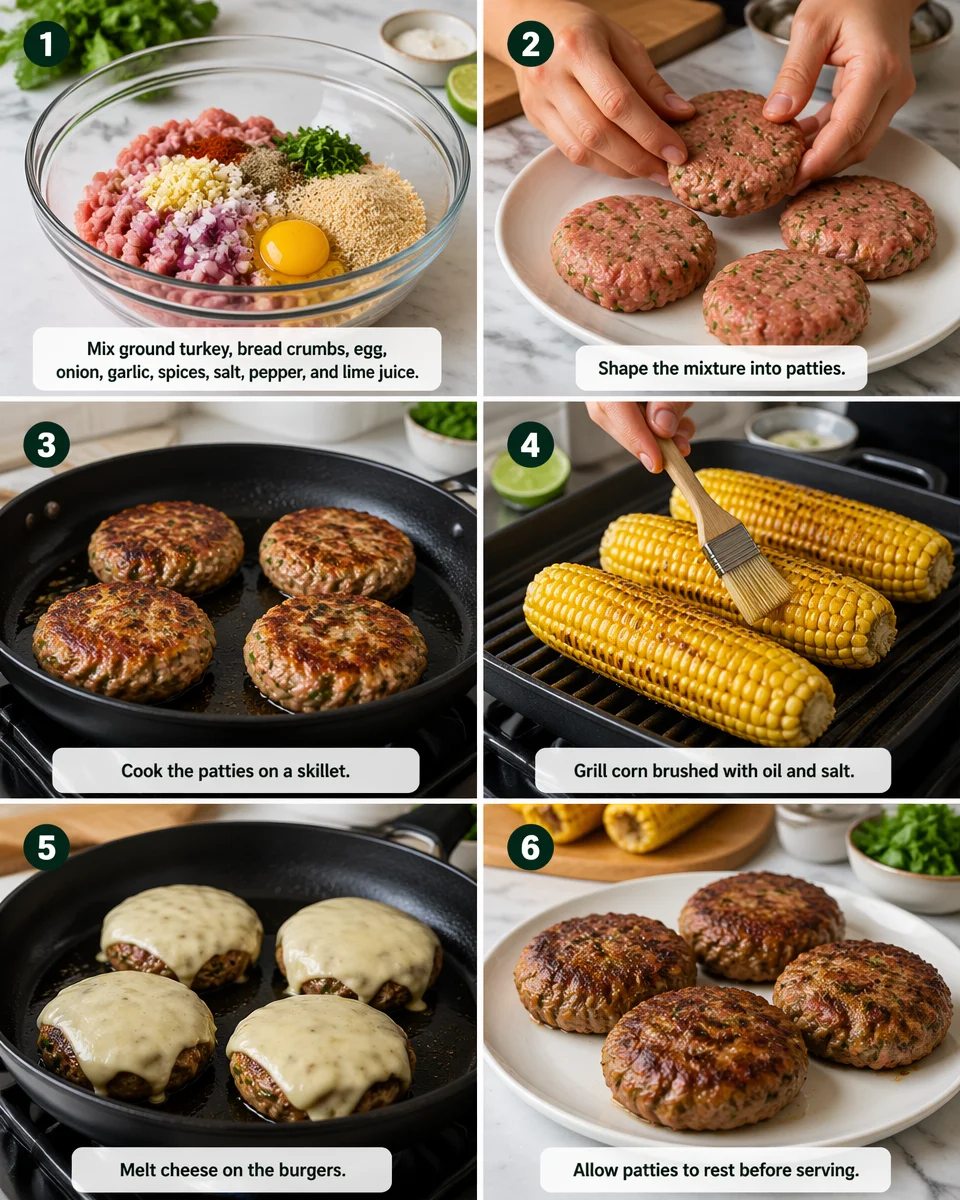 Easy Turkey Burgers with Grilled Corn 9 easy turkey burgers with grilled corn 2026 04 29 143728 3