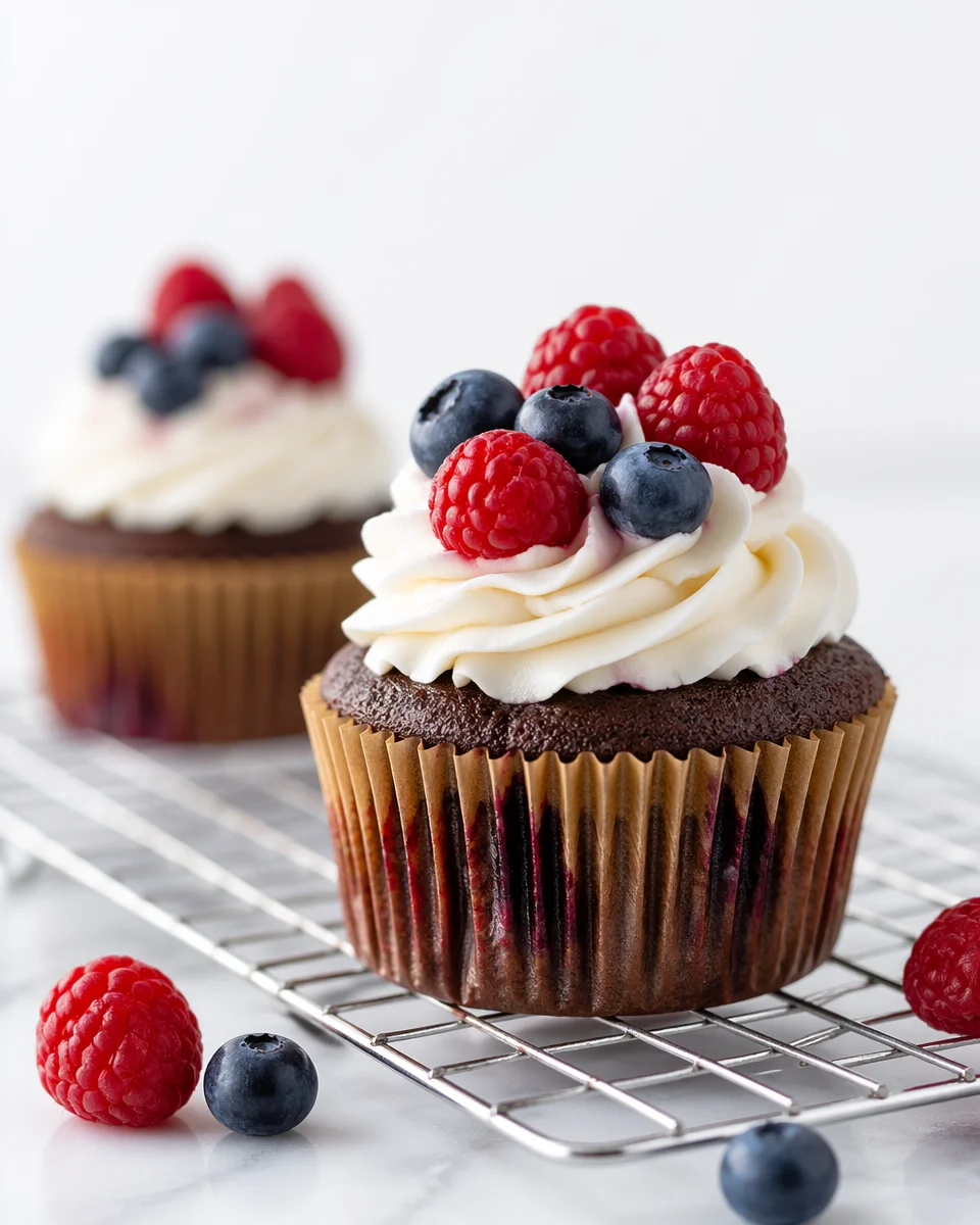 fourth of july chocolate cupcakes with berry frost 2026 04 29 143646