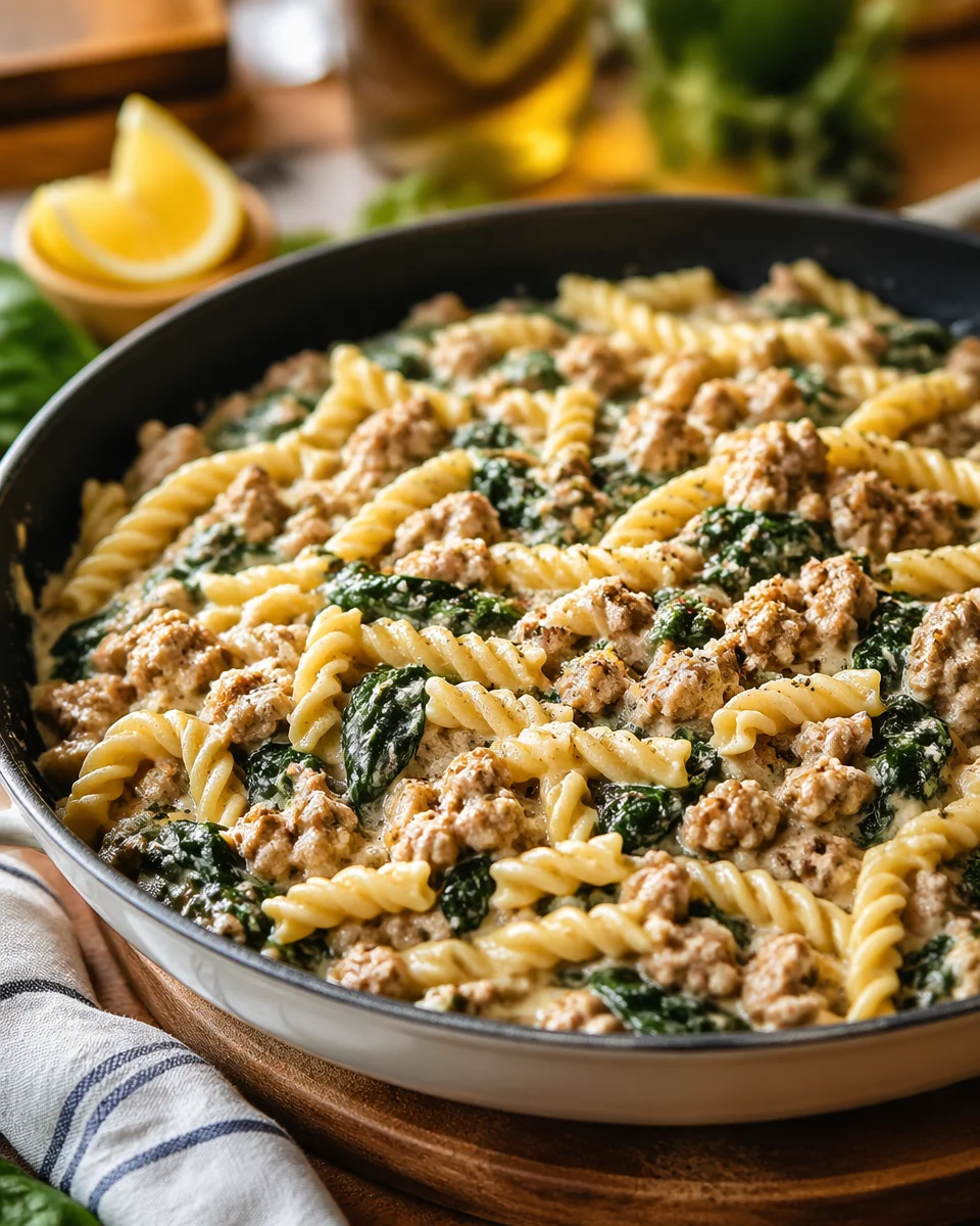 healthy ground turkey and spinach skillet 2026 04 29 143656