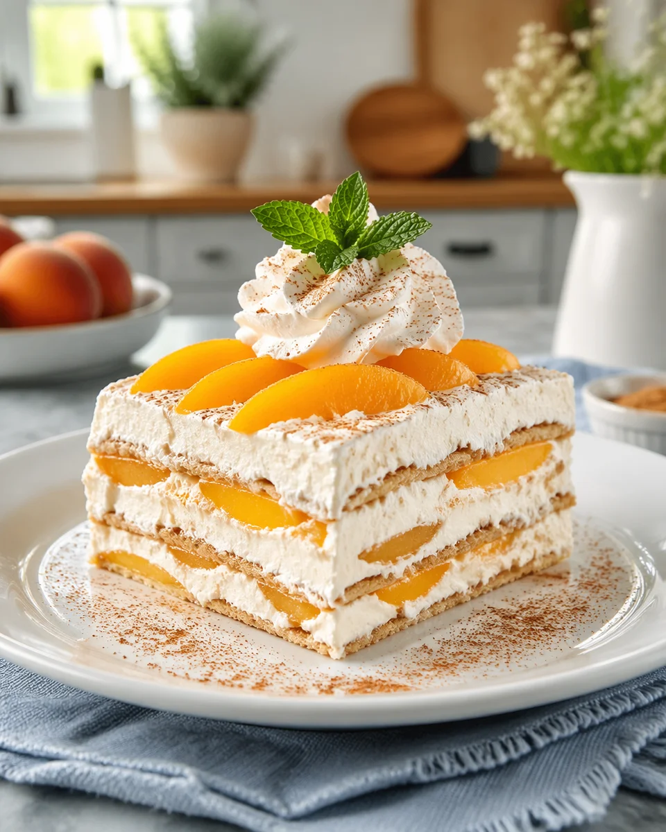 No Bake Peach Icebox Cake 7 no bake peach icebox cake 2026 04 29 143726