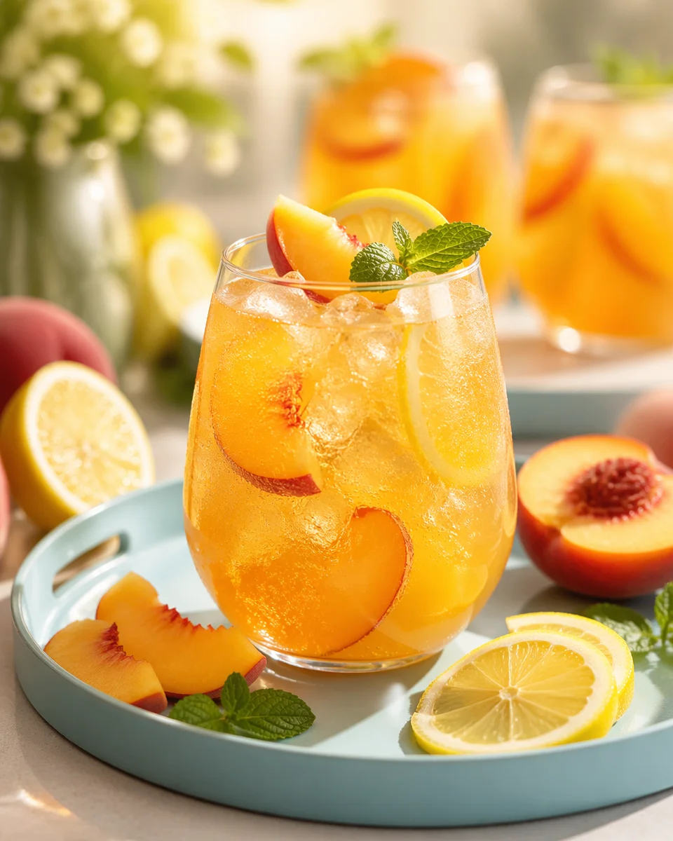 sparkling peach lemonade mocktail 2026 04 24 142230
