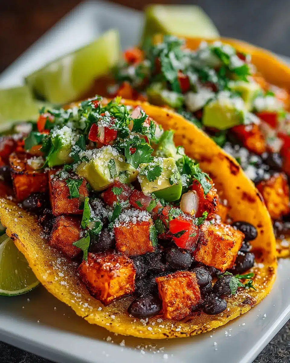 Sweet Potato and Black Bean Tacos