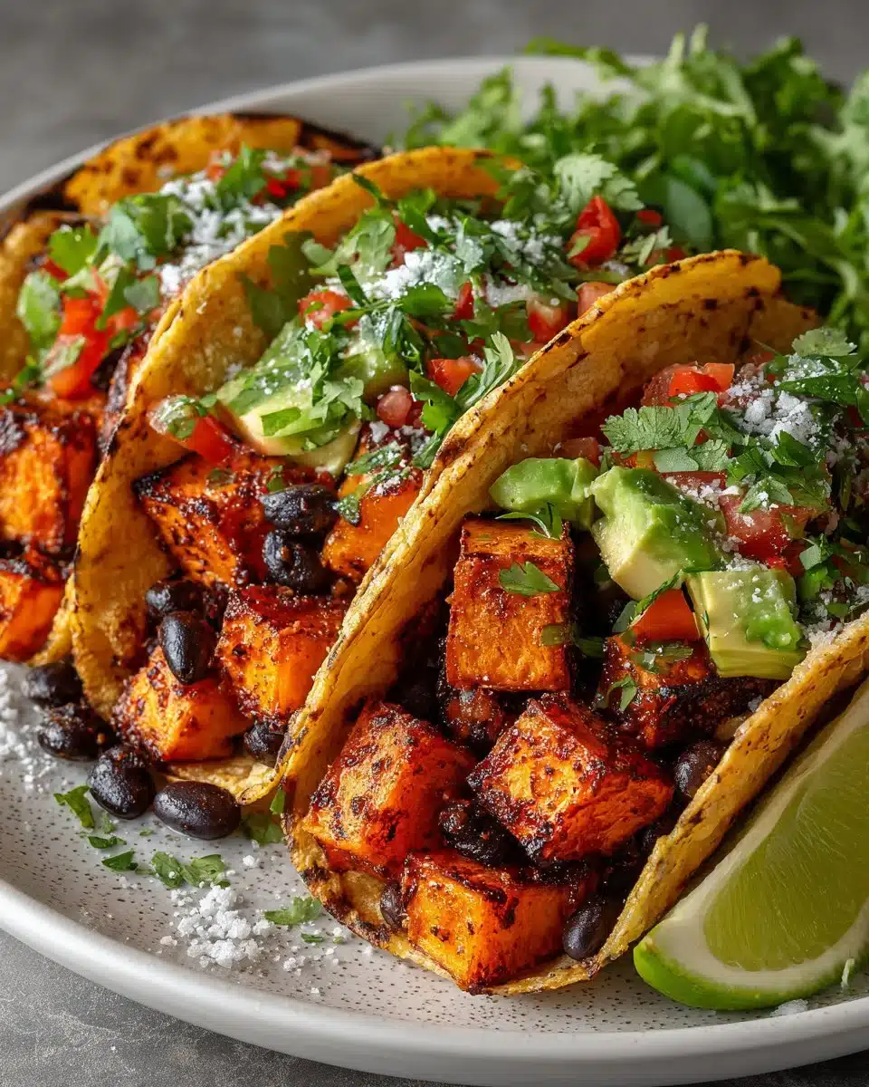 Sweet Potato and Black Bean Tacos