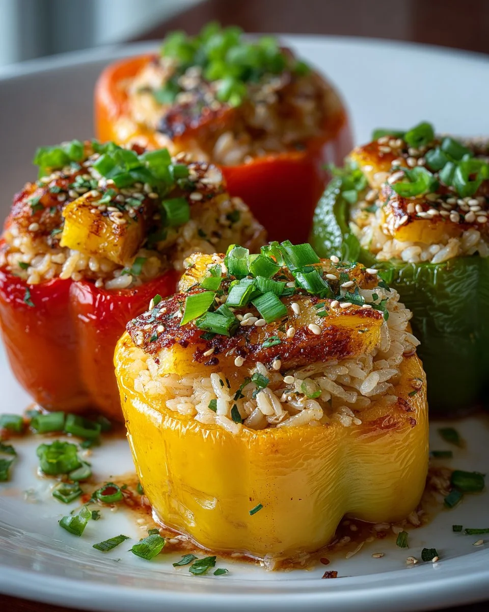 teriyaki pineapple chicken and rice stuffed pepper 2026 04 20 200526 2