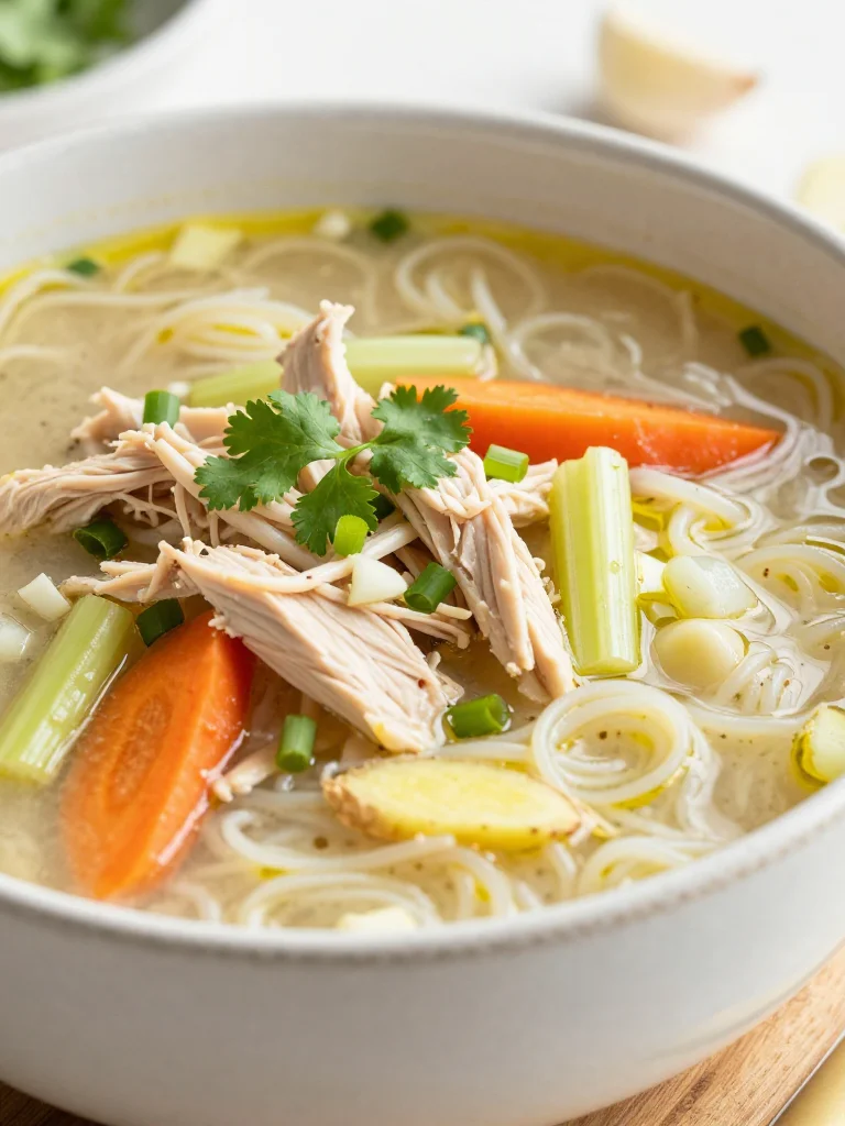 Classic Ginger Garlic Chicken Noodle Soup 4 classic ginger garlic chicken noodle soup 2026 05 05 145813