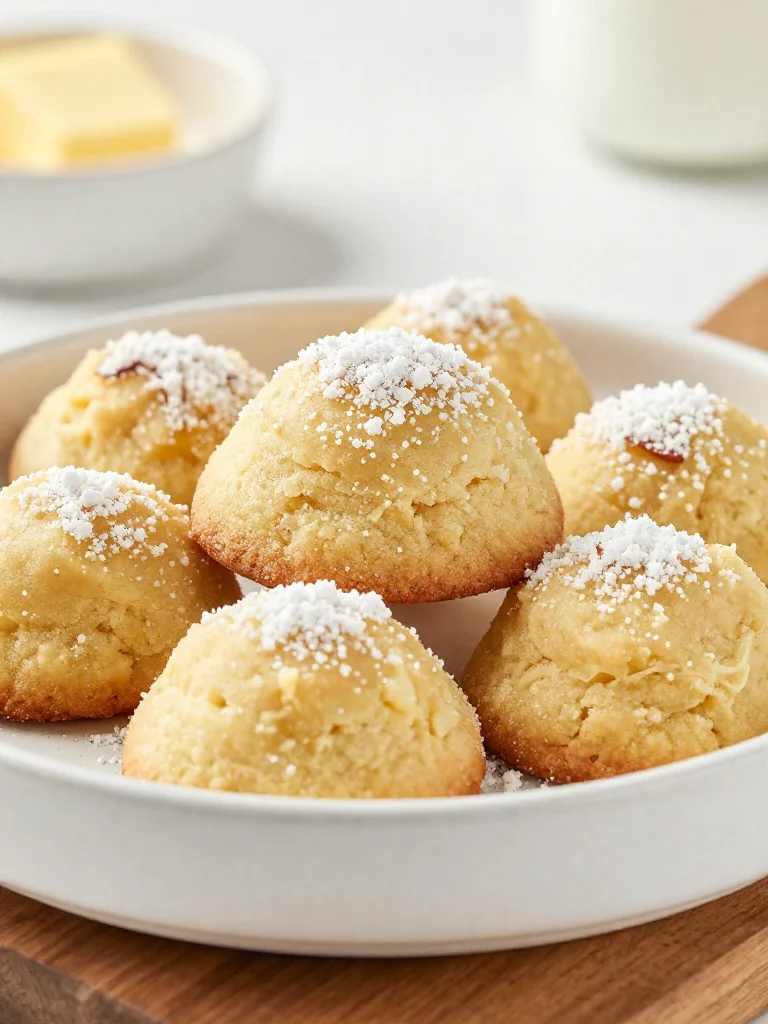 Plate of healthy keto sugar cookies made with low-carb ingredients
