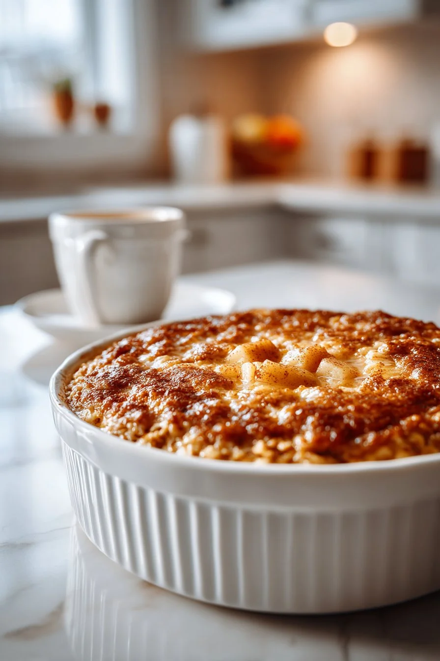 traditional amish baked oatmeal with apples 2026 05 22 012727