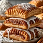 Brown Sugar Cinnamon Sourdough Pop Tarts with flaky crust and sweet filling