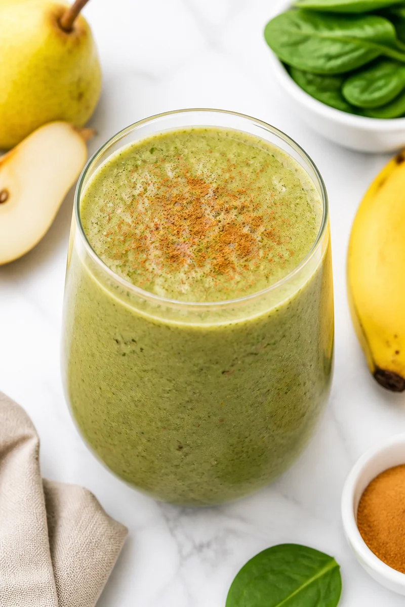 healthy spiced pear and spinach smoothie 2026 06 23 050719 2