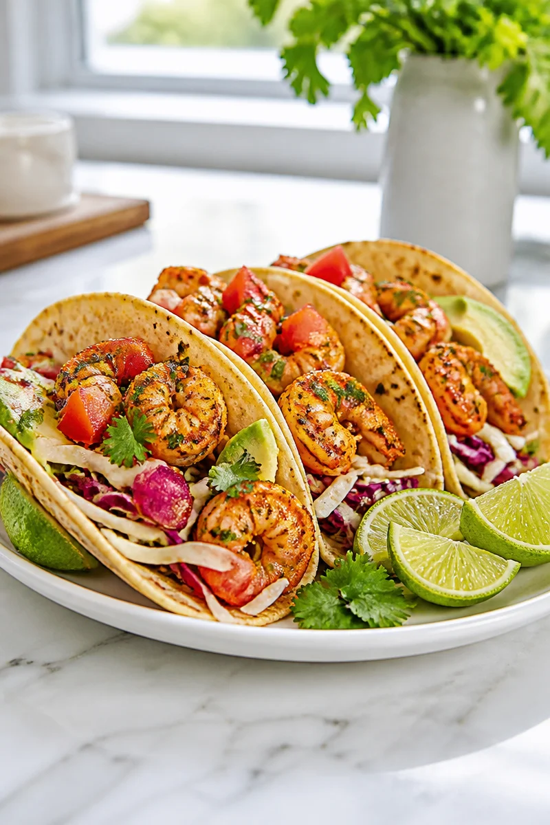 quick 15 minute spicy cilantro lime shrimp tacos 2026 06 29 193647